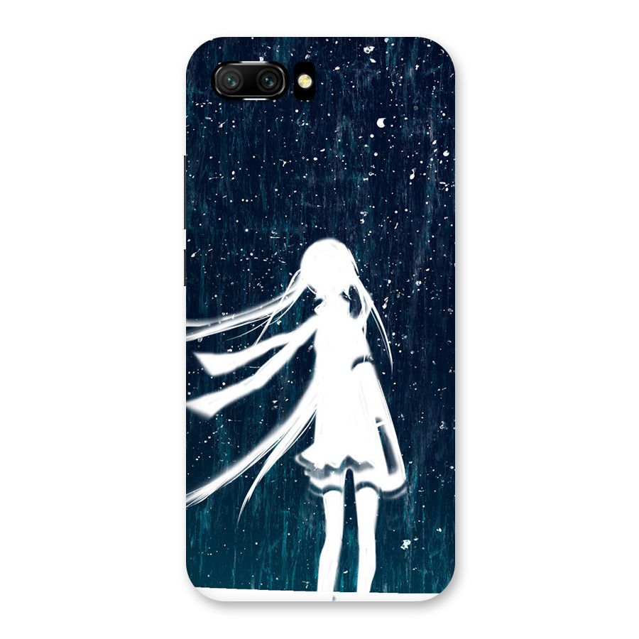 Rain White Girl Back Case for Honor 10