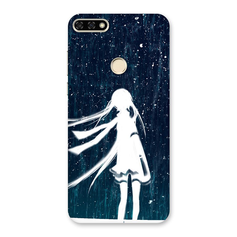 Rain White Girl Back Case for Honor 7A