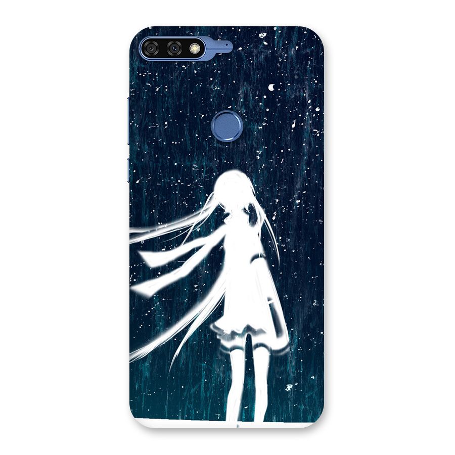 Rain White Girl Back Case for Honor 7C