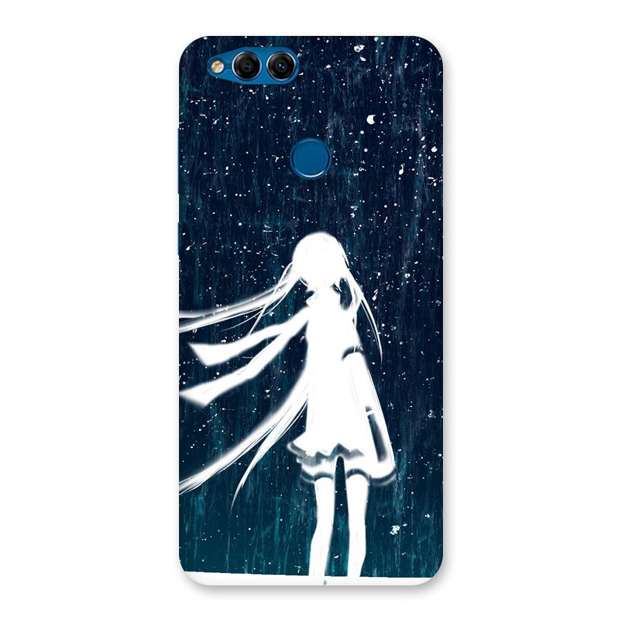 Rain White Girl Back Case for Honor 7X