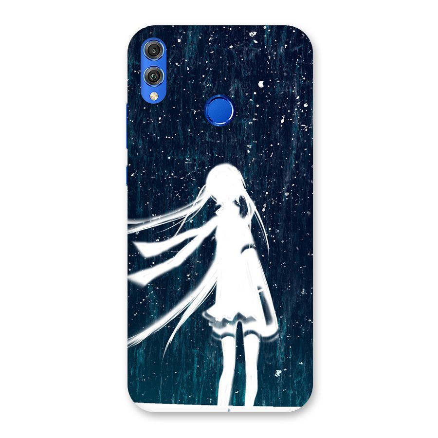 Rain White Girl Back Case for Honor 8X