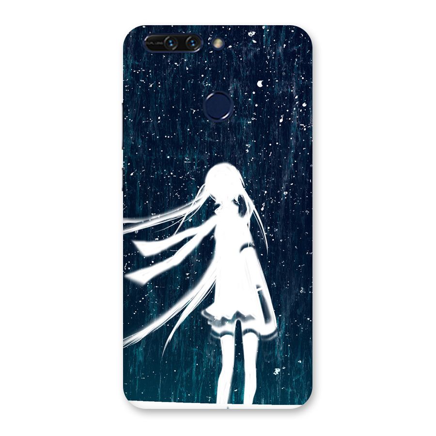 Rain White Girl Back Case for Honor 8 Pro