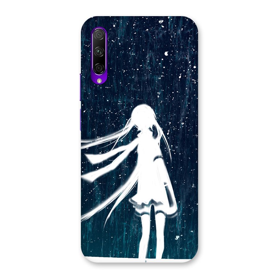 Rain White Girl Back Case for Honor 9X Pro