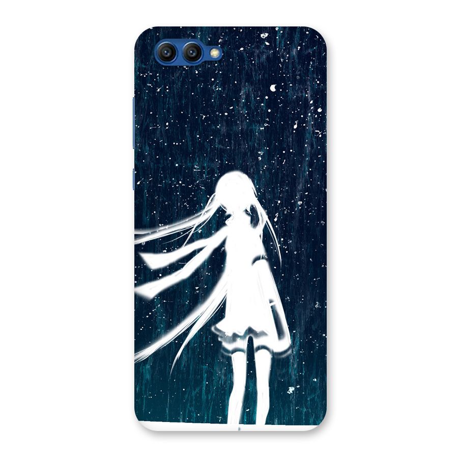 Rain White Girl Back Case for Honor View 10