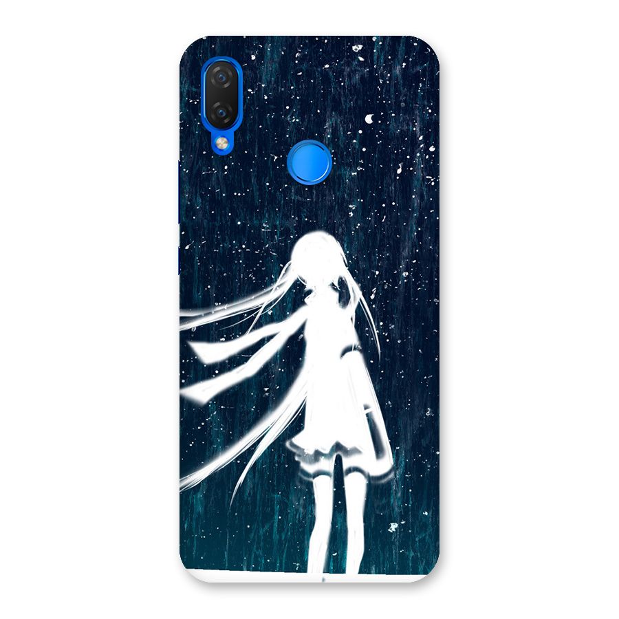 Rain White Girl Back Case for Huawei P Smart+