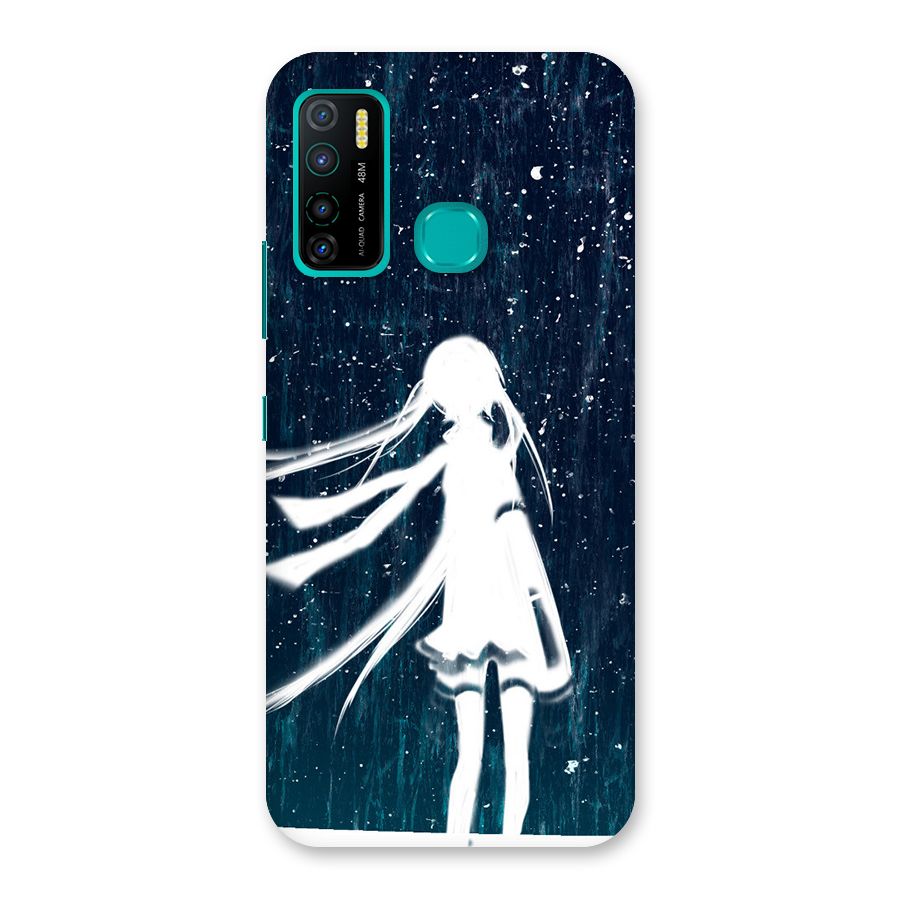 Rain White Girl Back Case for Infinix Hot 9 Pro