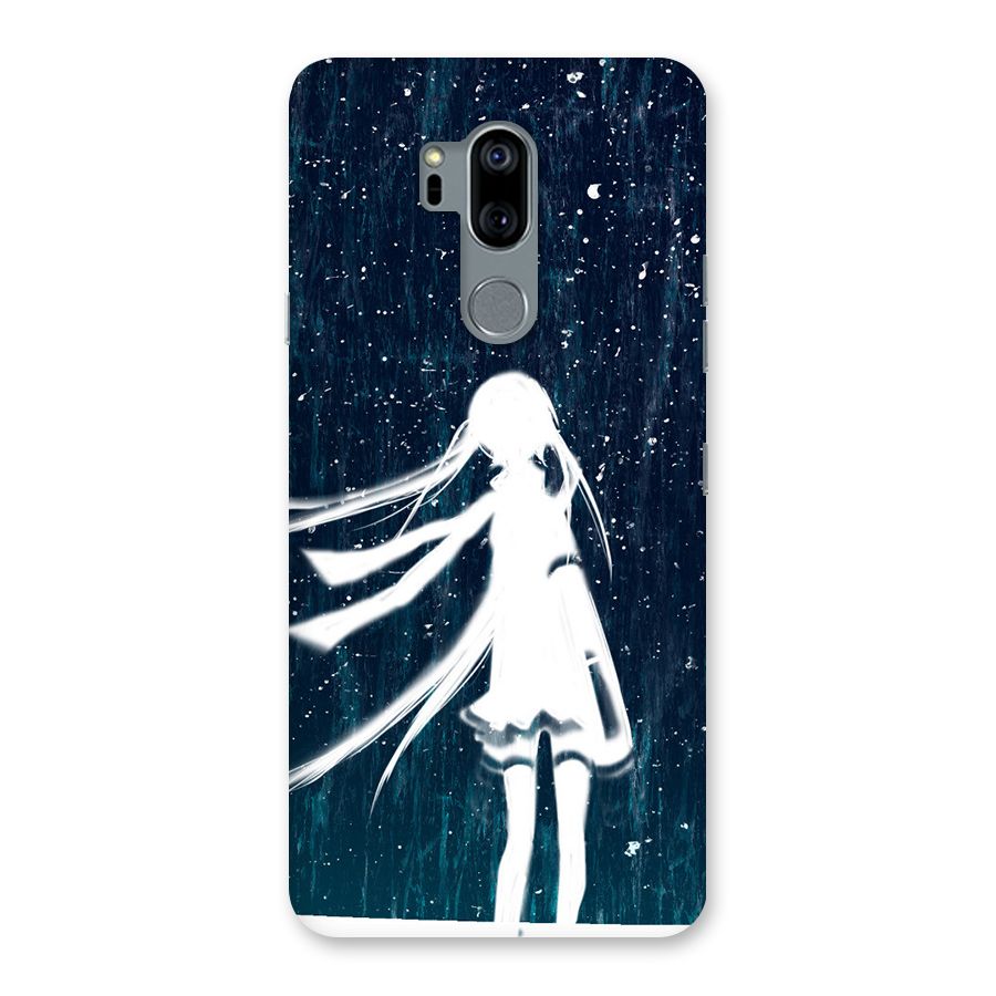 Rain White Girl Back Case for LG G7