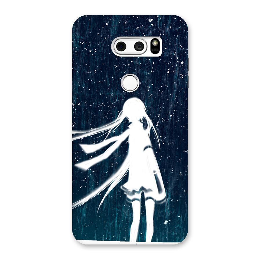 Rain White Girl Back Case for LG V30