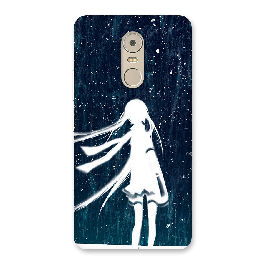 Rain White Girl Back Case for Lenovo K6 Note