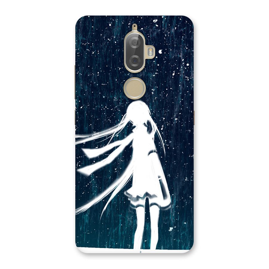 Rain White Girl Back Case for Lenovo K8 Plus