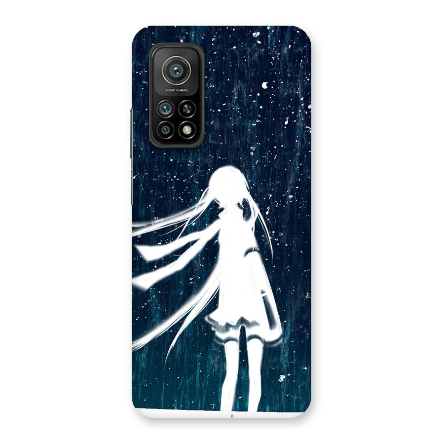 Rain White Girl Back Case for Mi 10T Pro 5G