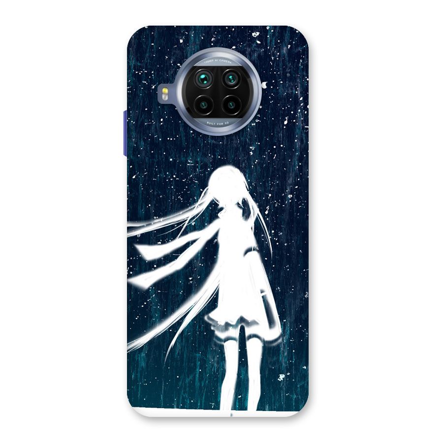 Rain White Girl Back Case for Mi 10i