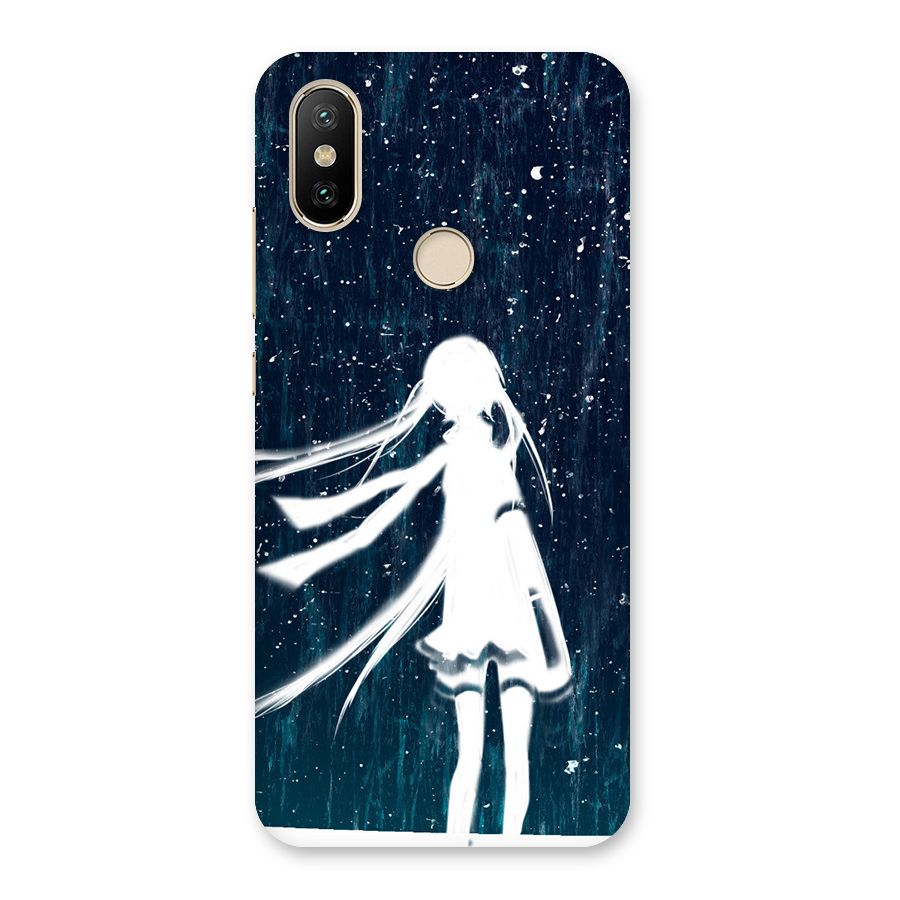 Rain White Girl Back Case for Mi A2