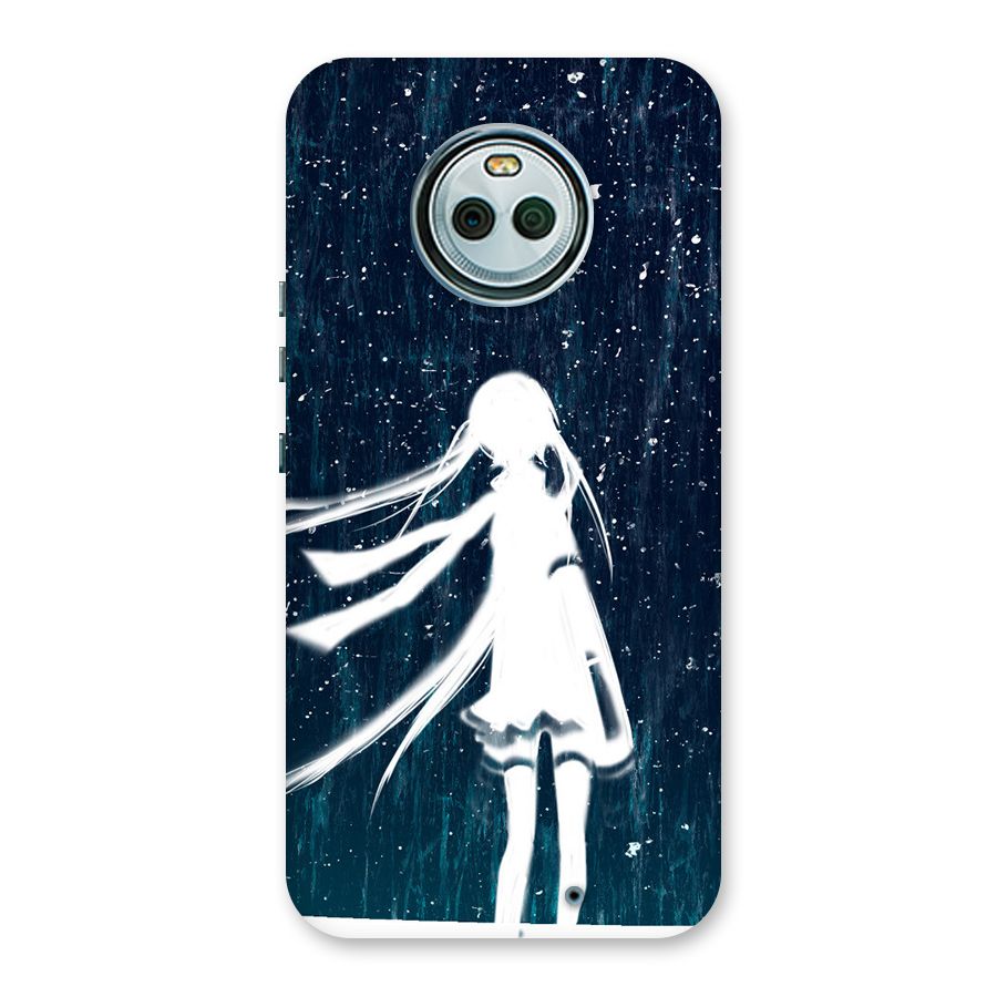 Rain White Girl Back Case for Moto X4