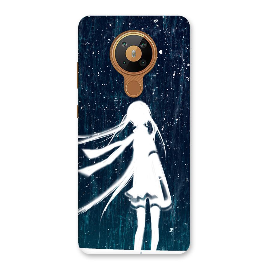 Rain White Girl Back Case for Nokia 5.3