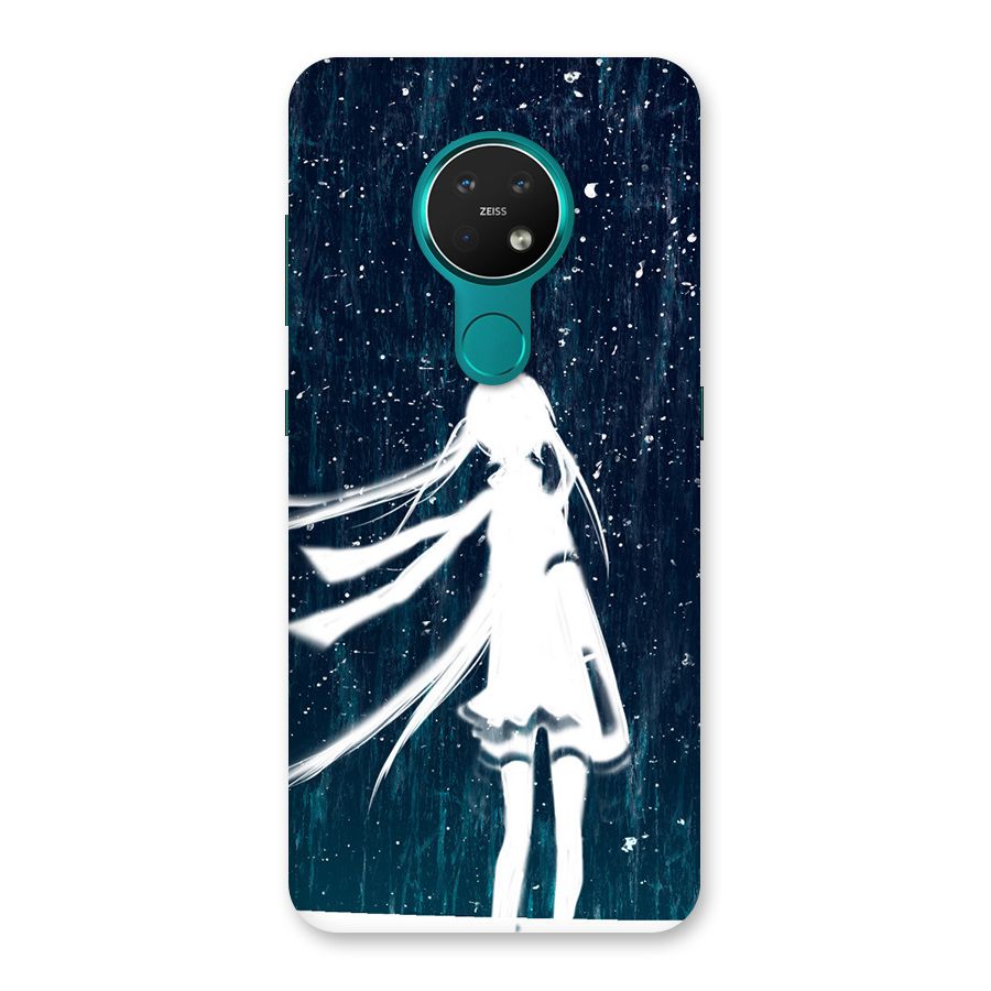 Rain White Girl Back Case for Nokia 7.2