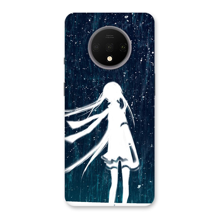 Rain White Girl Back Case for OnePlus 7T