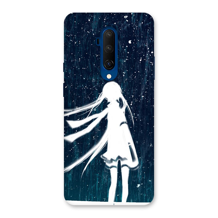 Rain White Girl Back Case for OnePlus 7T Pro