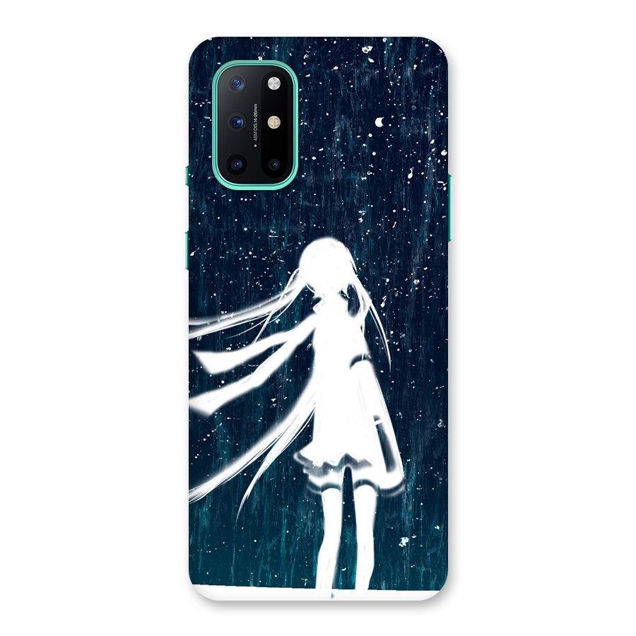 Rain White Girl Back Case for OnePlus 8T