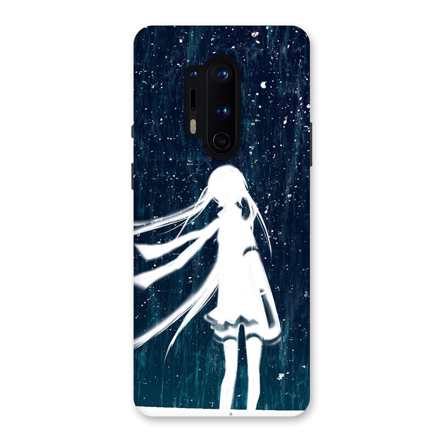 Rain White Girl Back Case for OnePlus 8 Pro