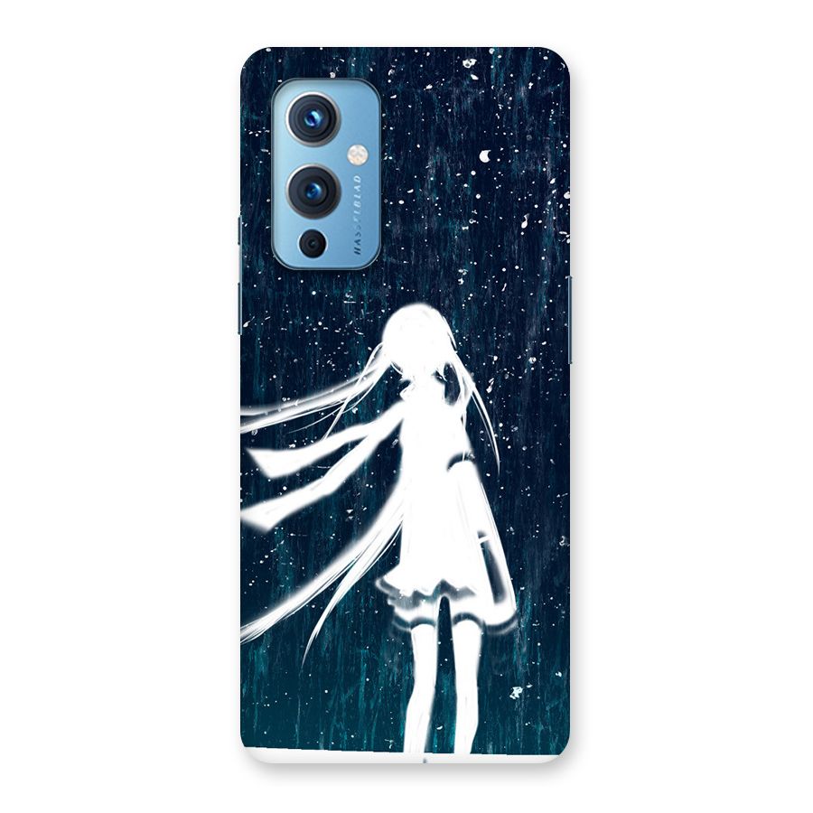 Rain White Girl Back Case for OnePlus 9