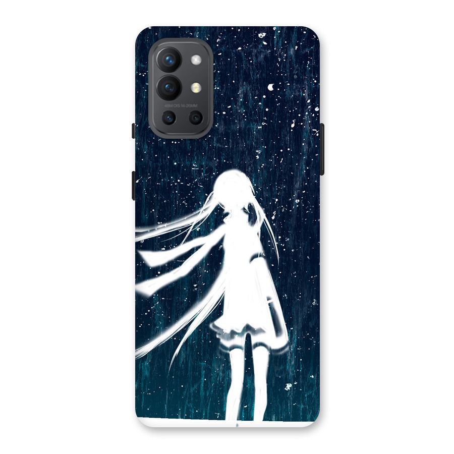 Rain White Girl Back Case for OnePlus 9R