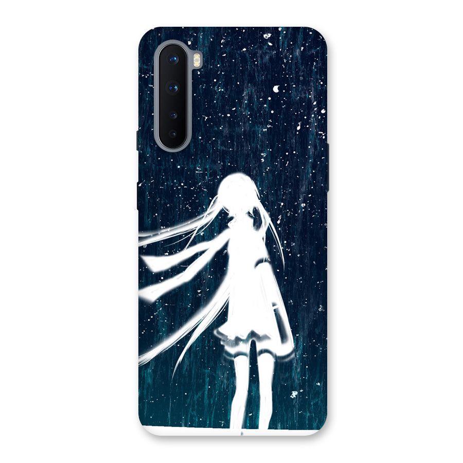 Rain White Girl Back Case for OnePlus Nord