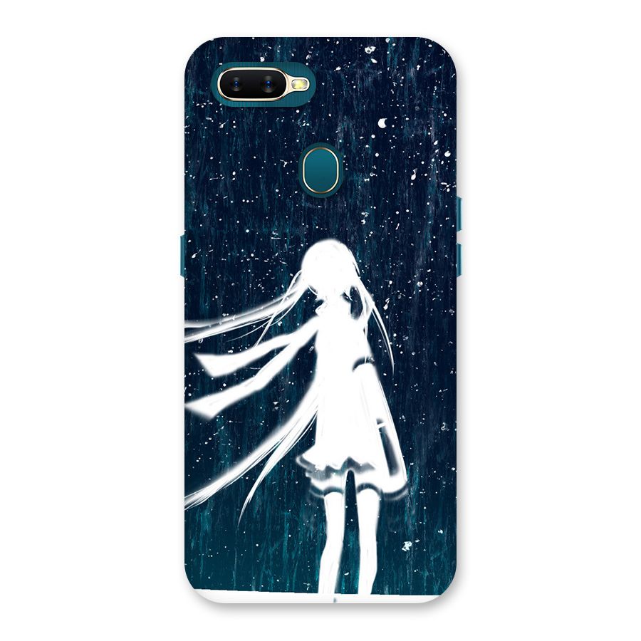 Rain White Girl Back Case for Oppo A11k