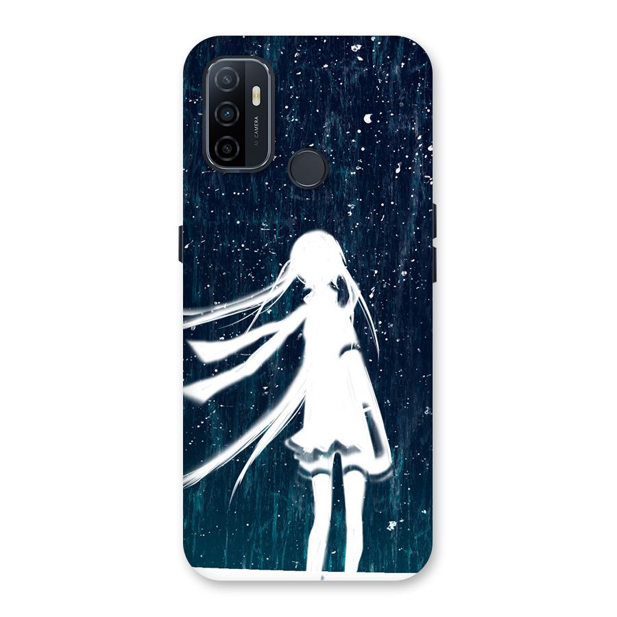 Rain White Girl Back Case for Oppo A32