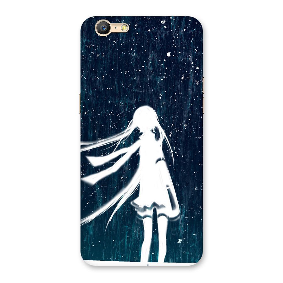 Rain White Girl Back Case for Oppo A57