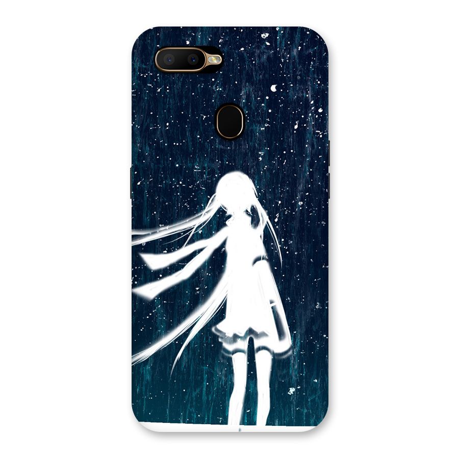 Rain White Girl Back Case for Oppo A5s
