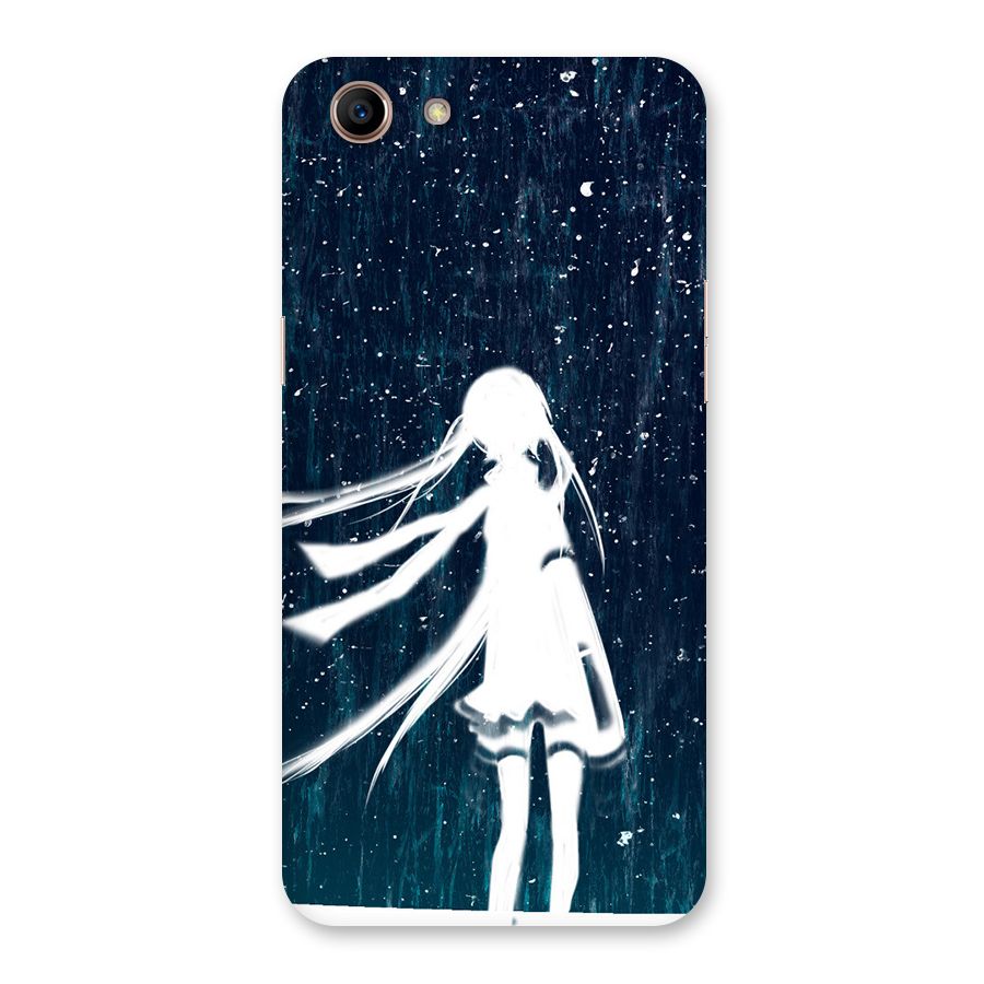 Rain White Girl Back Case for Oppo A83 (2018)