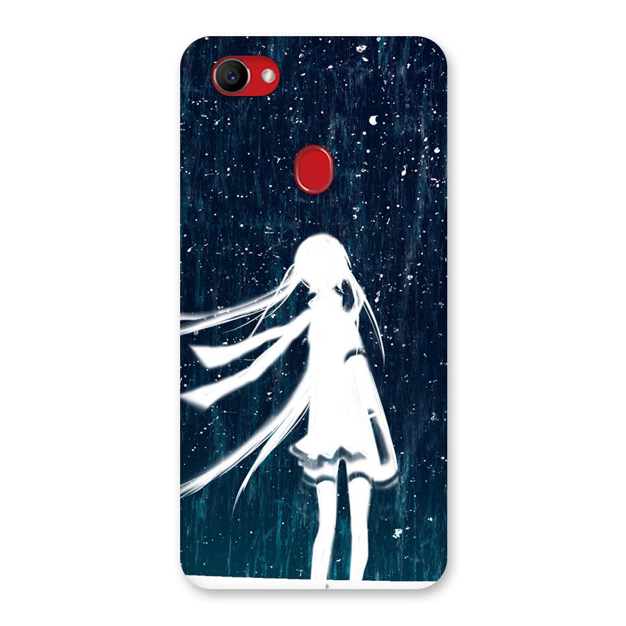 Rain White Girl Back Case for Oppo F7