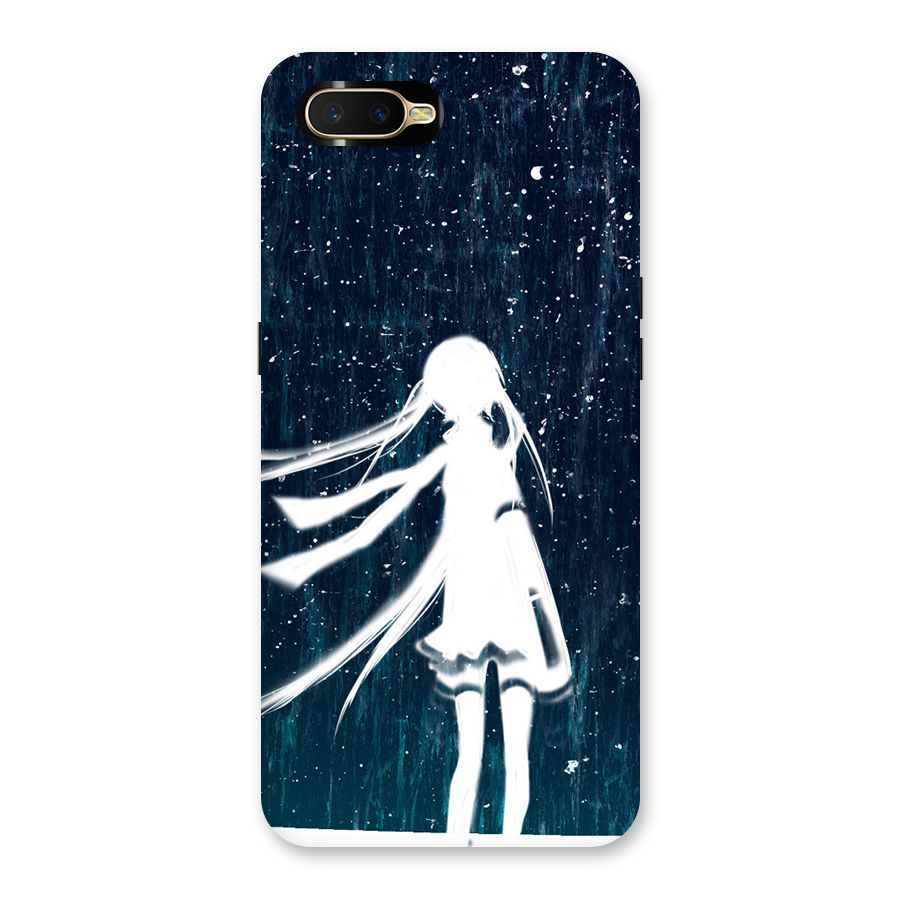 Rain White Girl Back Case for Oppo K1