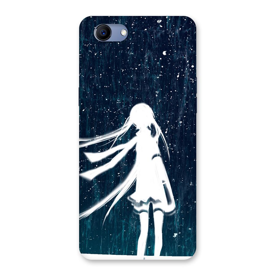 Rain White Girl Back Case for Oppo Realme 1