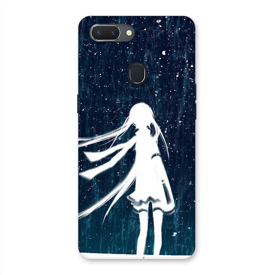 Rain White Girl Back Case for Oppo Realme 2