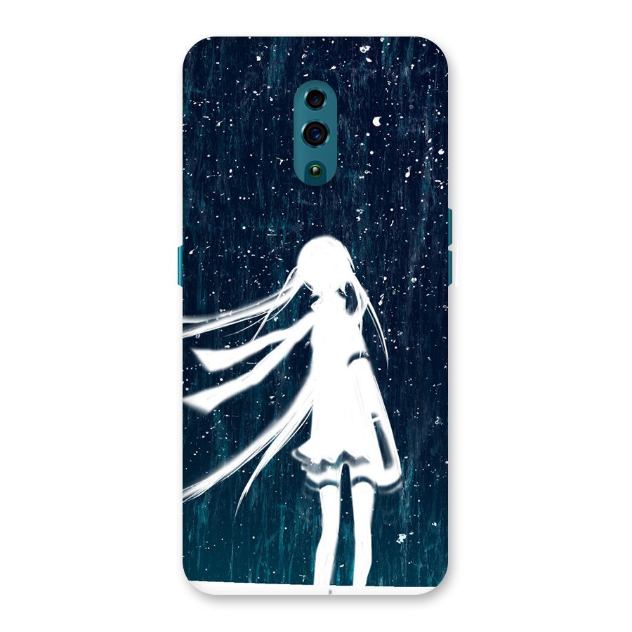 Rain White Girl Back Case for Oppo Reno