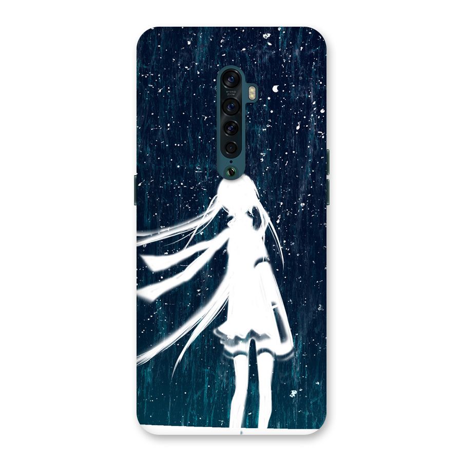Rain White Girl Back Case for Oppo Reno2