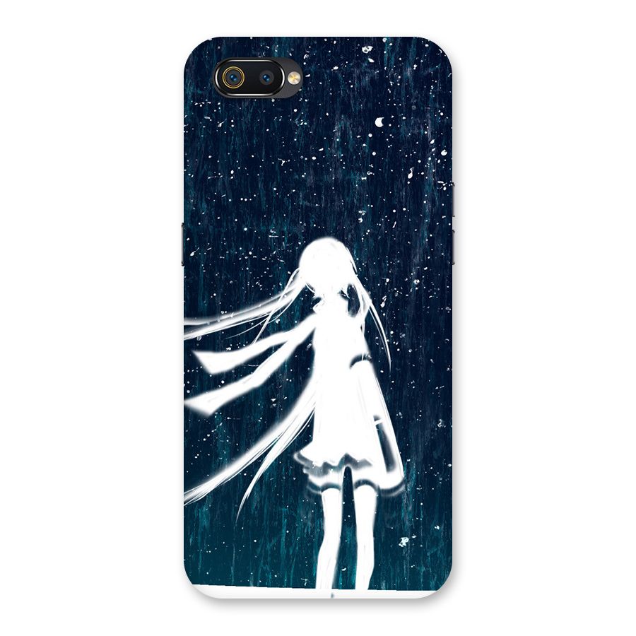 Rain White Girl Back Case for Realme C2