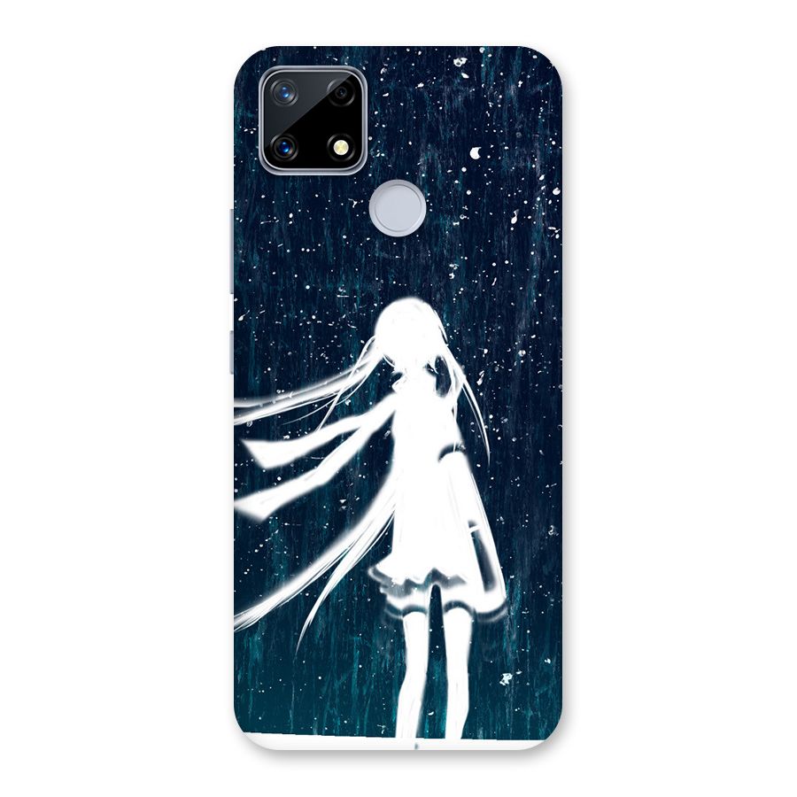 Rain White Girl Back Case for Realme Narzo 20