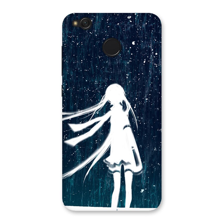 Rain White Girl Back Case for Redmi 4