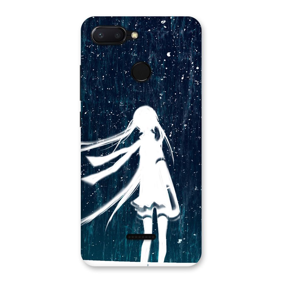 Rain White Girl Back Case for Redmi 6