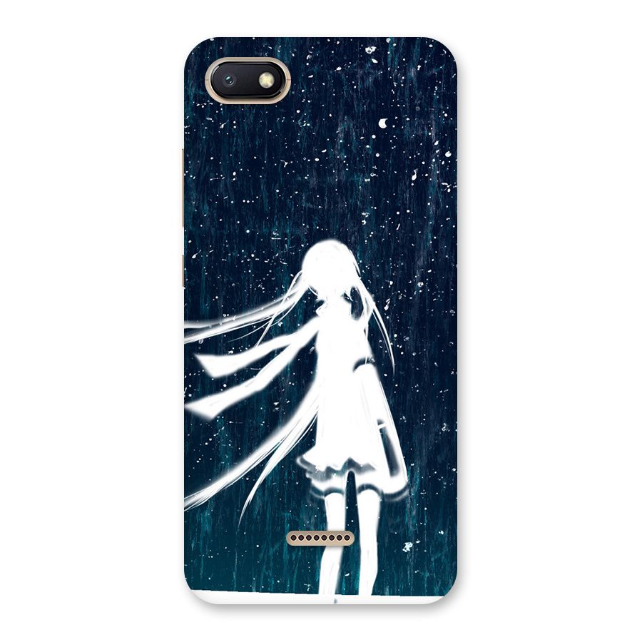 Rain White Girl Back Case for Redmi 6A