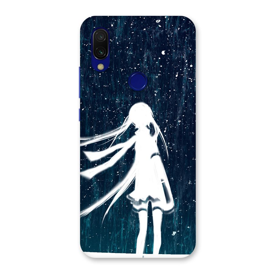 Rain White Girl Back Case for Redmi 7