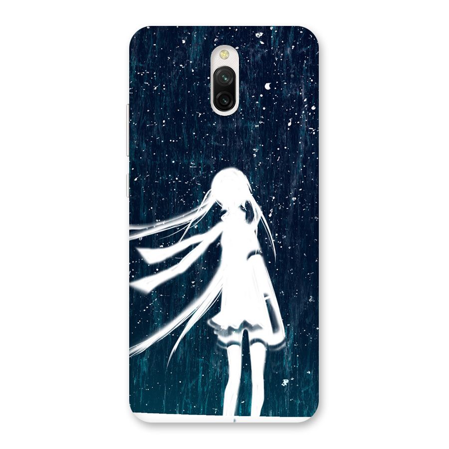 Rain White Girl Back Case for Redmi 8A Dual