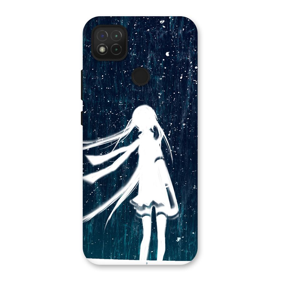 Rain White Girl Back Case for Redmi 9