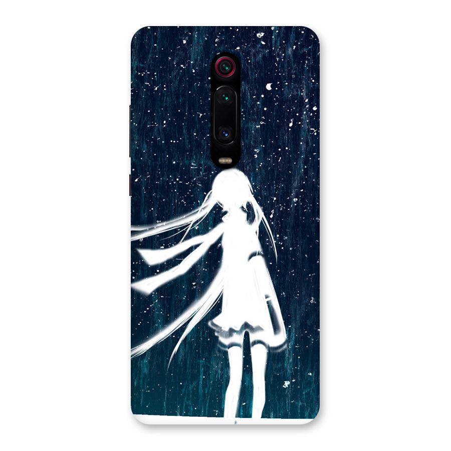 Rain White Girl Back Case for Redmi K20 Pro
