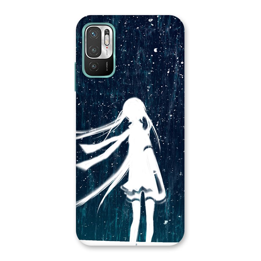 Rain White Girl Back Case for Redmi Note 10T 5G