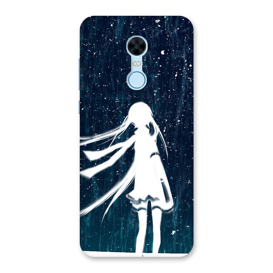 Rain White Girl Back Case for Redmi Note 5