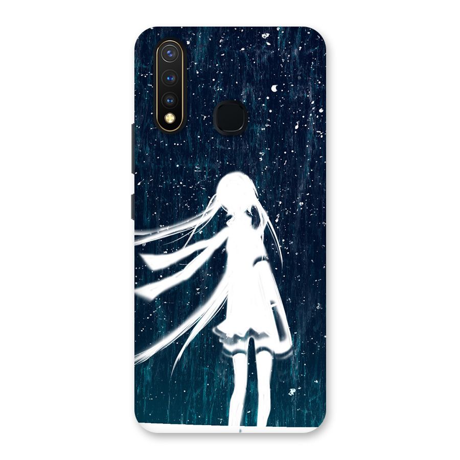 Rain White Girl Back Case for Vivo U20